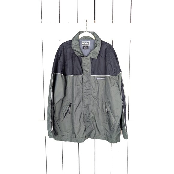 Vintage Quicksilver mens windbreaker athletic hiking nylon jacket